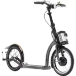 SWIFTY SCOOTERS ONE-e TALL Electric Folding Scooter - Black