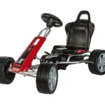 FERBEDO X-Racer Go-Kart - Silver & Red