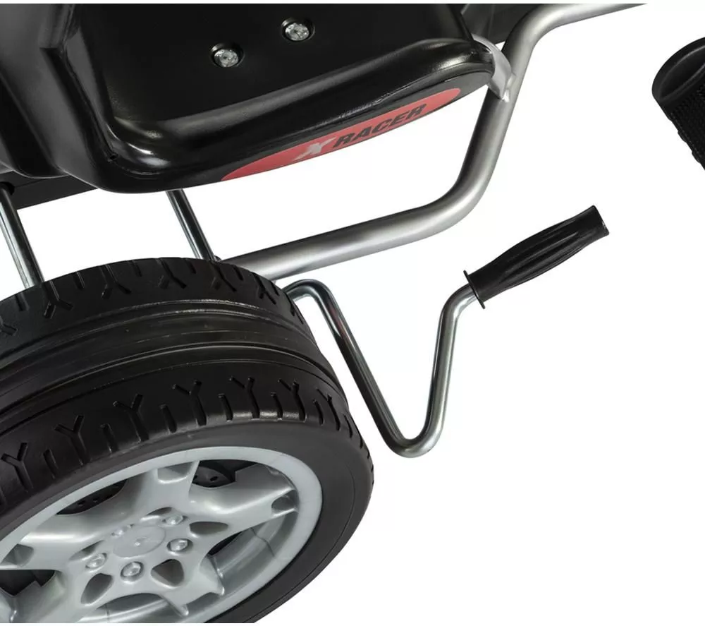 FERBEDO X-Racer Go-Kart - Silver & Red