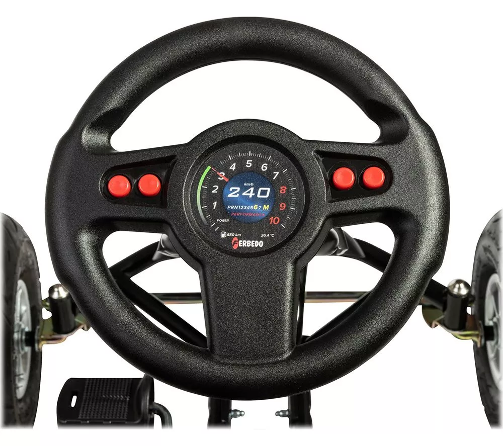FERBEDO ATX-Racer Kids Go-Kart - Black
