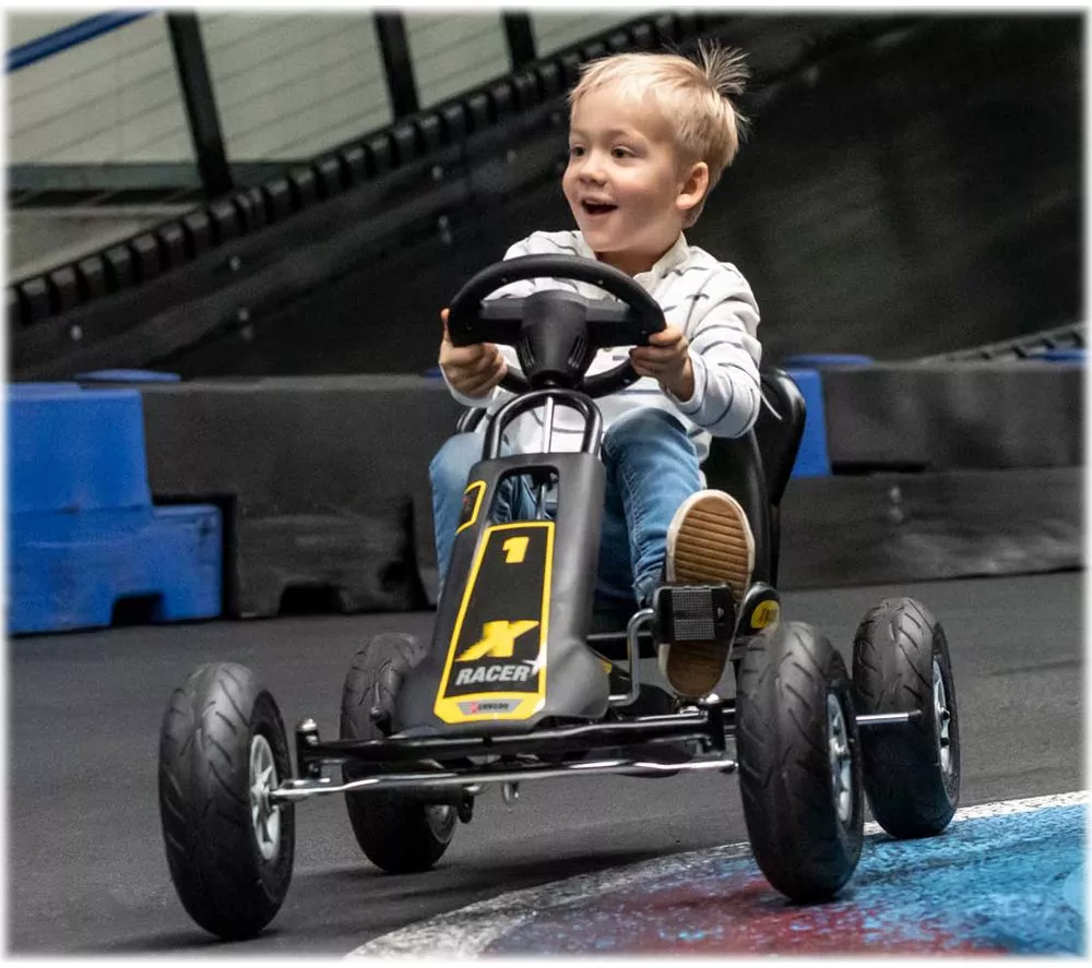 FERBEDO ATX-Racer Kids Go-Kart - Black