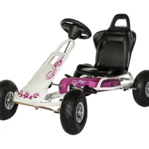 FERBEDO Air Runner Kids  Go-Kart - Pink & White