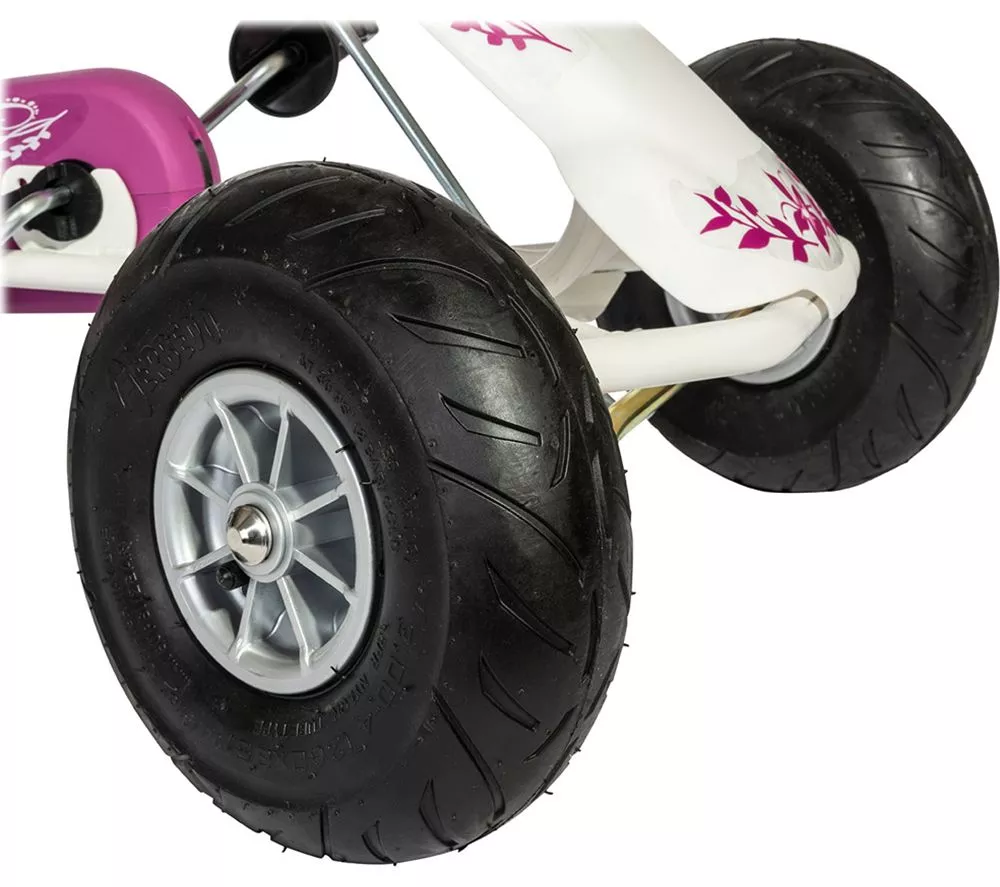FERBEDO Air Runner Kids Go-Kart - Pink & White