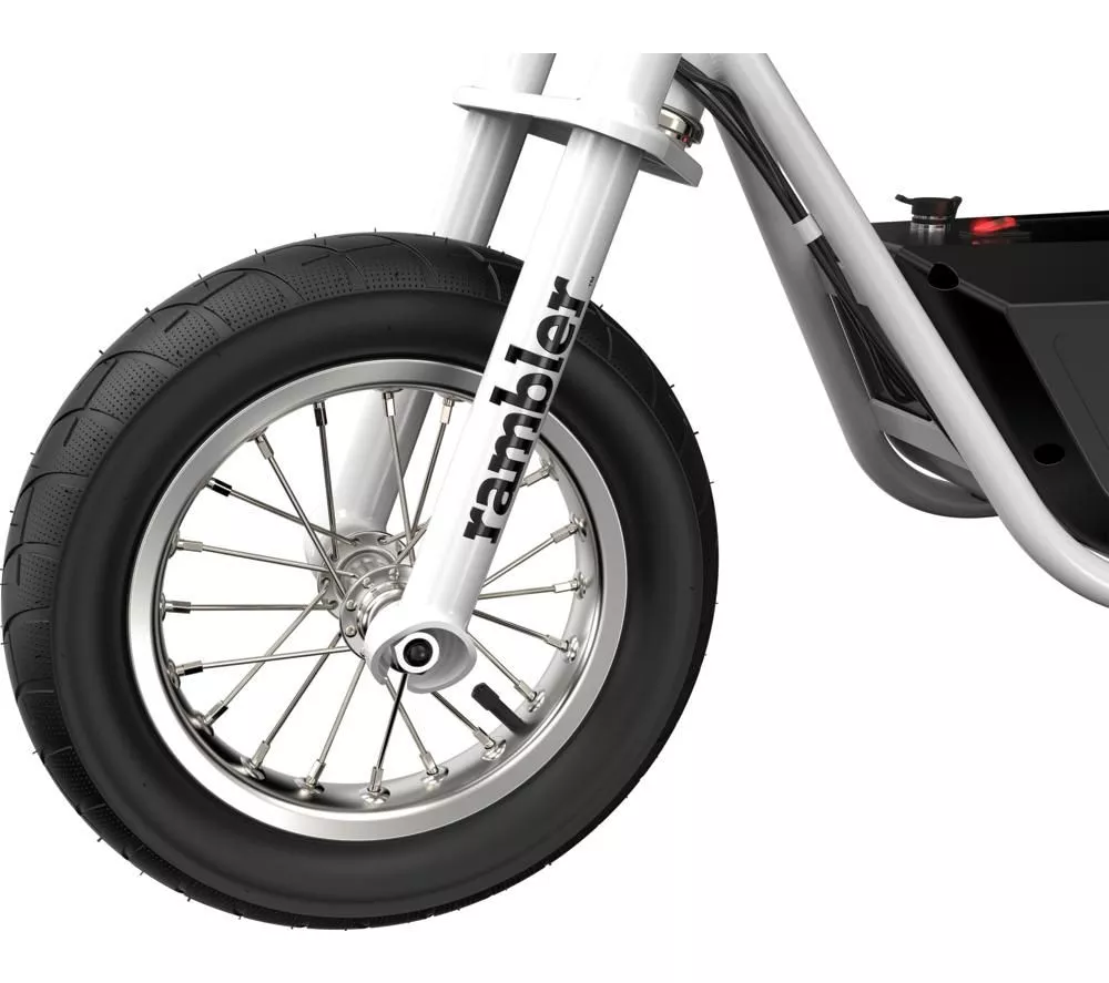 RAZOR Rambler 12 Electric Kids Mini Bike - White