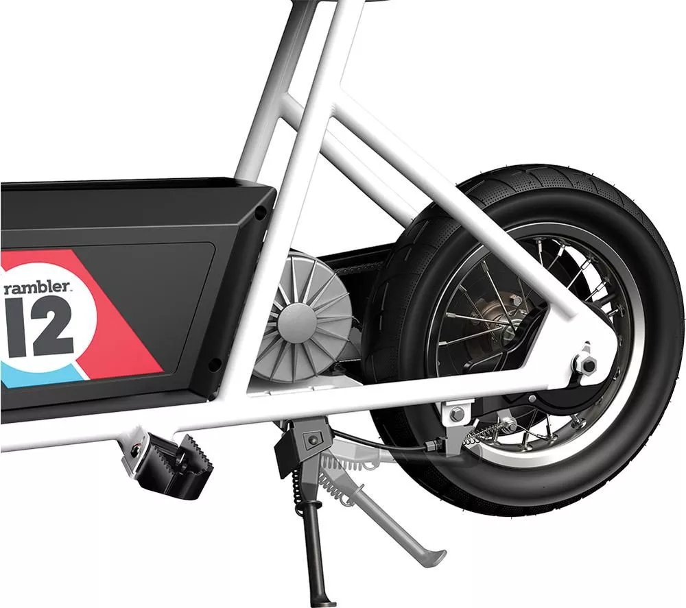 RAZOR Rambler 12 Electric Kids Mini Bike - White