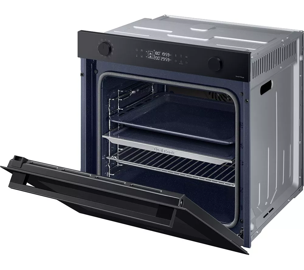 SAMSUNG Series 4 Dual Cook NV7B44205AK U4 Electric Smart Oven - Black