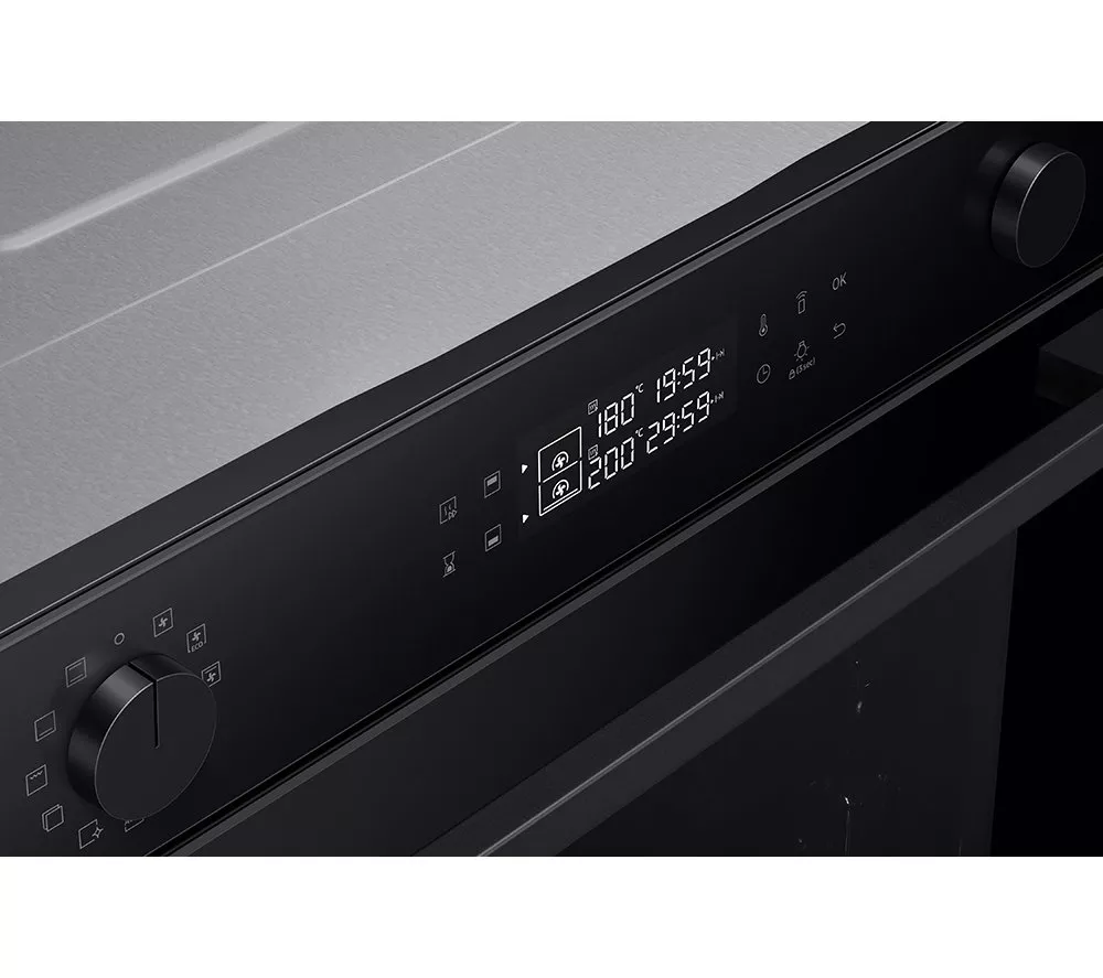SAMSUNG Series 4 Dual Cook NV7B44205AK U4 Electric Smart Oven - Black