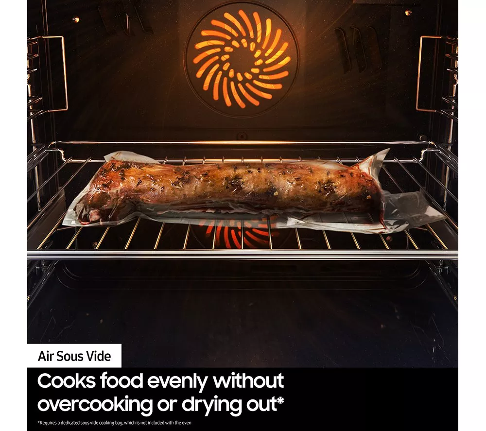 SAMSUNG Series 4 Dual Cook NV7B44205AK U4 Electric Smart Oven - Black
