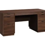 TEKNIK Elstree 5426484 Executive Desk - Spiced Mahogany