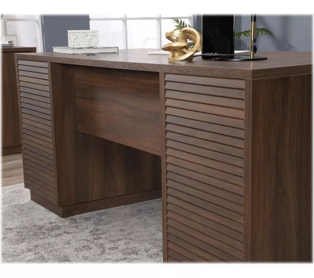 TEKNIK Elstree 5426484 Executive Desk - Spiced Mahogany