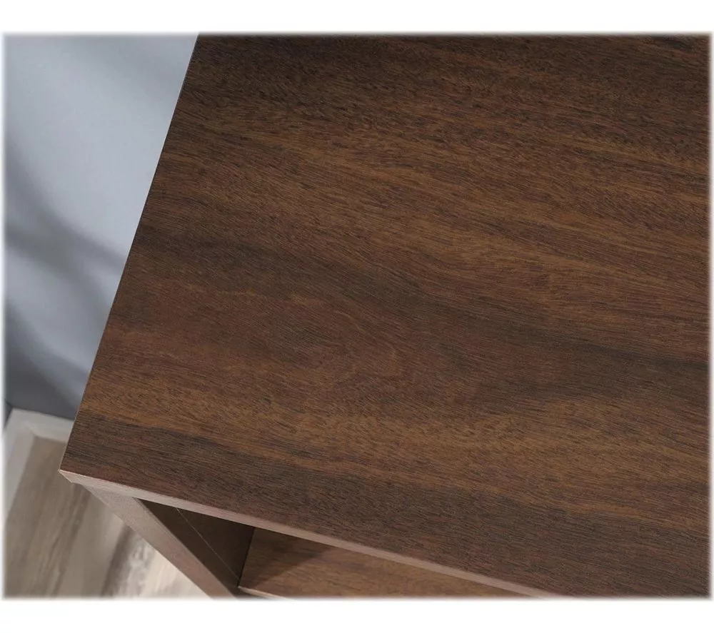 TEKNIK Elstree 5426910 Work Hutch with Drawer - Spiced Mahogany