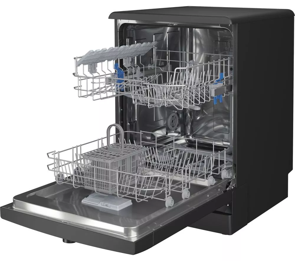INDESIT D2FHK26BUK Full-size Dishwasher - Black