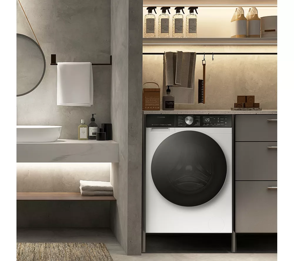 HISENSE 5S Series Auto Dosing WD5S1045BW WiFi-enabled 10.5 kg Washer Dryer - White