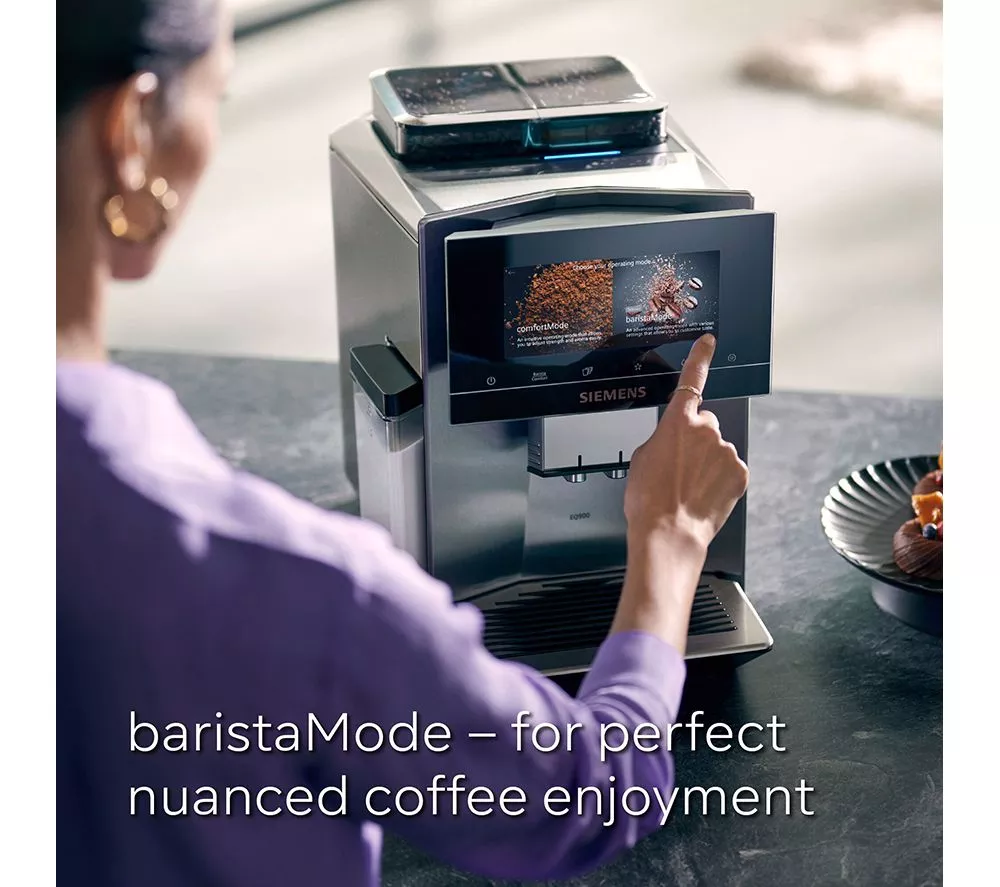 SIEMENS TQ907GB3 EQ900 Smart Bean to Cup Coffee Machine - Black