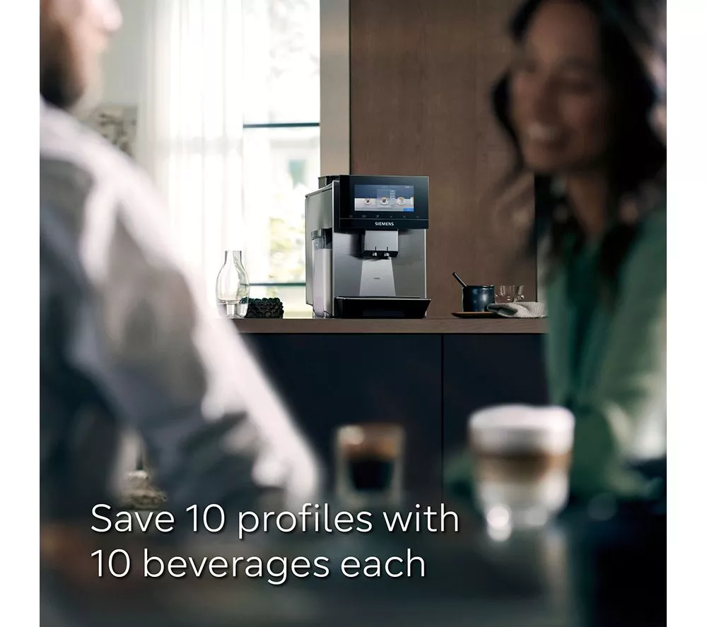 SIEMENS TQ907GB3 EQ900 Smart Bean to Cup Coffee Machine - Black