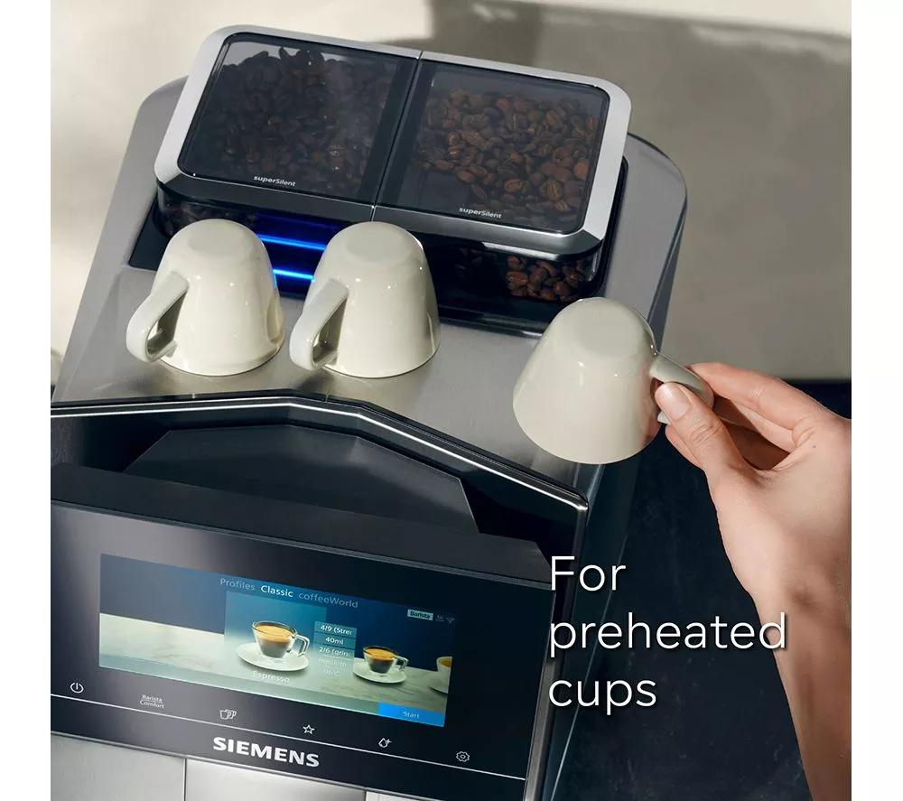 SIEMENS TQ907GB3 EQ900 Smart Bean to Cup Coffee Machine - Black
