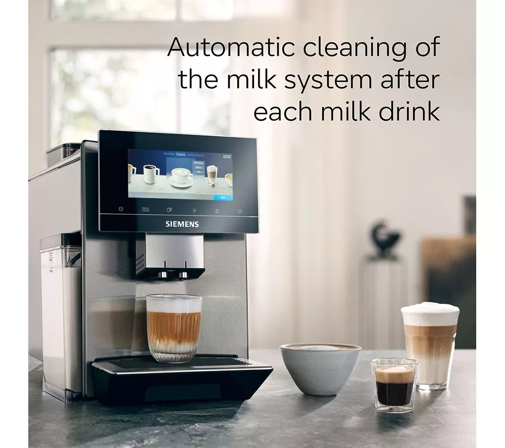 SIEMENS TQ907GB3 EQ900 Smart Bean to Cup Coffee Machine - Black