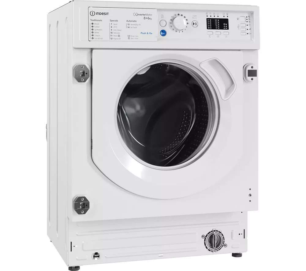 INDESIT BI WDIL 861485 UK Integrated 8 kg Washer Dryer