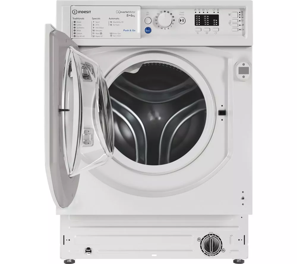 INDESIT BI WDIL 861485 UK Integrated 8 kg Washer Dryer