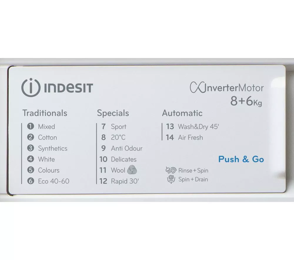 INDESIT BI WDIL 861485 UK Integrated 8 kg Washer Dryer