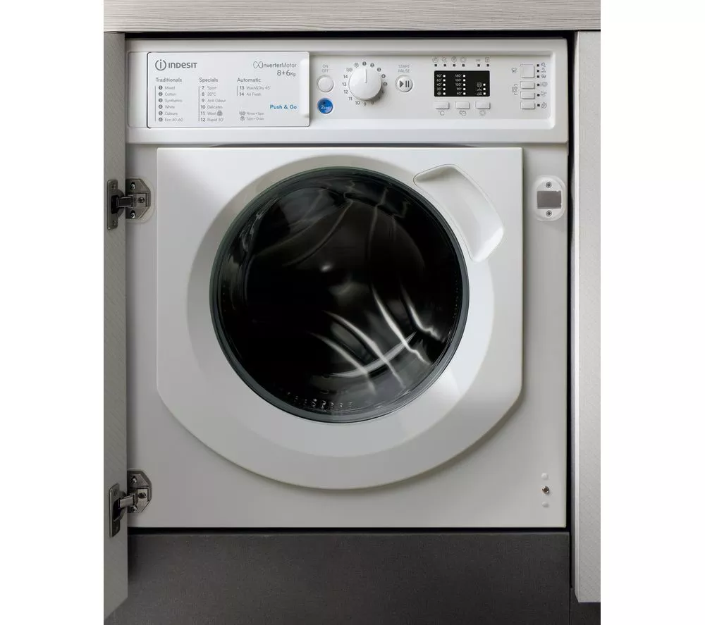 INDESIT BI WDIL 861485 UK Integrated 8 kg Washer Dryer