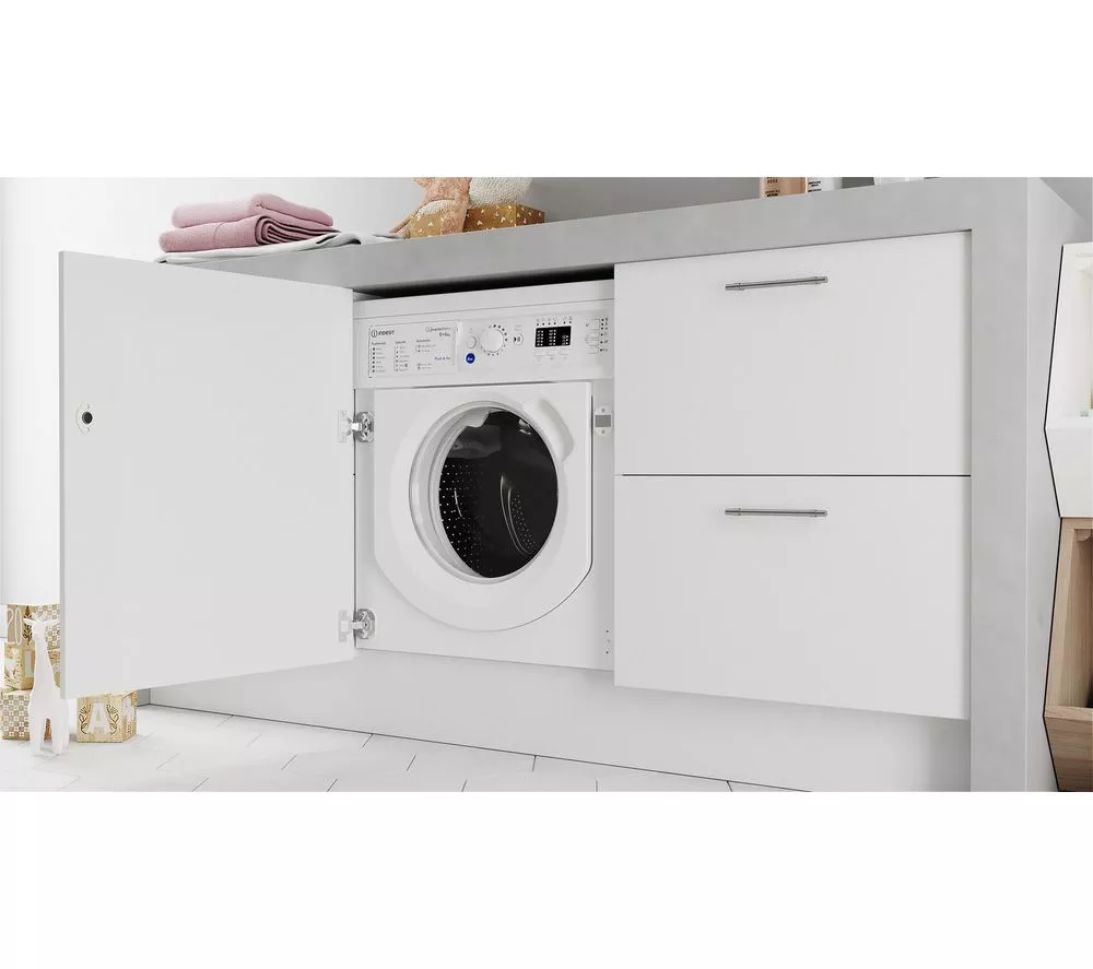 INDESIT BI WDIL 861485 UK Integrated 8 kg Washer Dryer