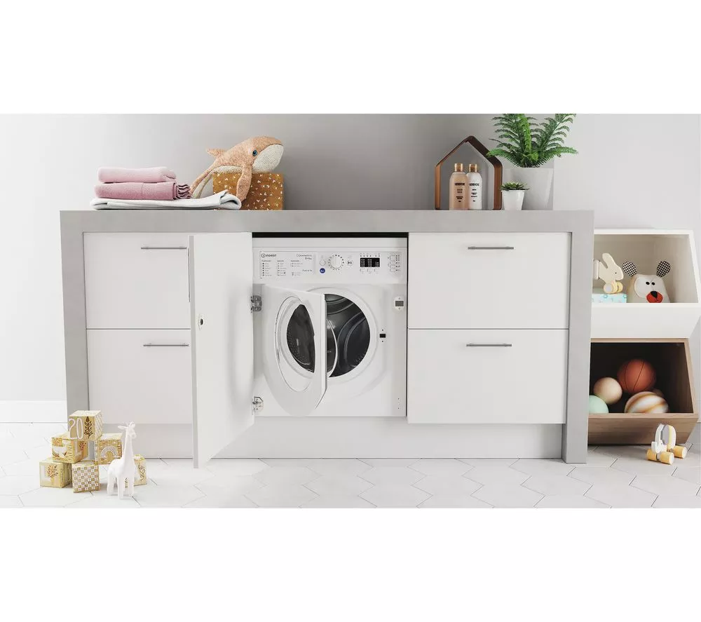 INDESIT BI WDIL 861485 UK Integrated 8 kg Washer Dryer