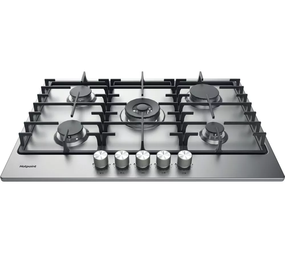 HOTPOINT PPH 75G DF IX UK 73 cm Gas Hob - Stainless Steel