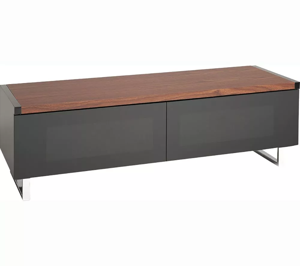 AVF Panorama PM120WB 1200 mm Reversible Top TV Stand - Walnut or Black