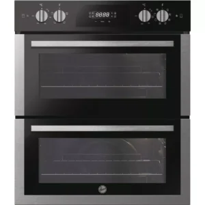 HOOVER HO7DC3UB308BI Electric Built-under Double Oven - Black & Stainless Steel