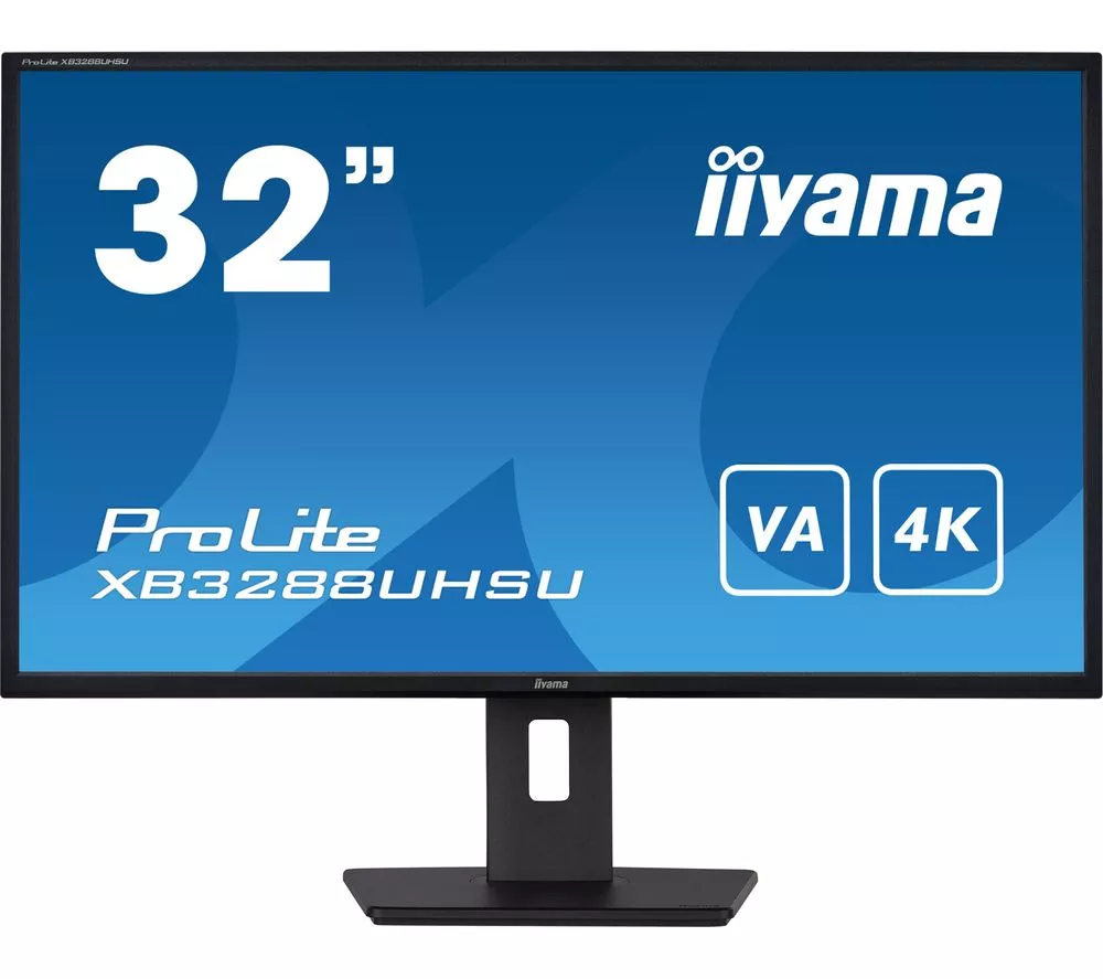 IIYAMA ProLite XB3288UHSU-B5 4K Ultra HD 32" VA LCD Monitor - Black