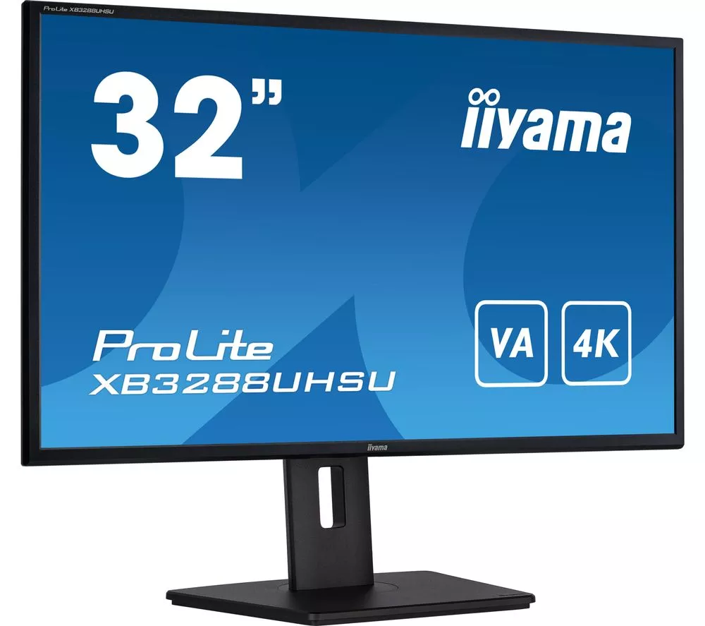 IIYAMA ProLite XB3288UHSU-B5 4K Ultra HD 32" VA LCD Monitor - Black