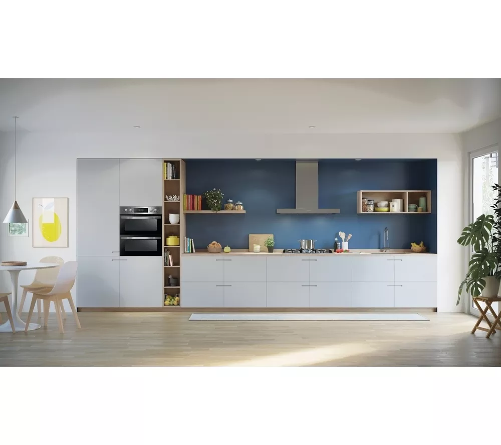 CANDY FCI7D405X Electric Built-under Double Oven - Black & Stainless Steel