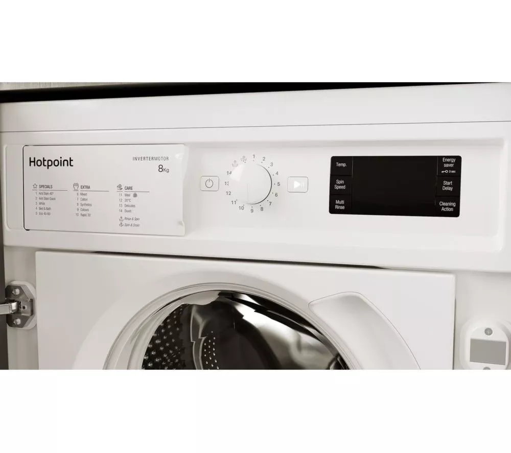HOTPOINT BIWMHG81485UK Integrated 8 kg 1400 Spin Washing Machine