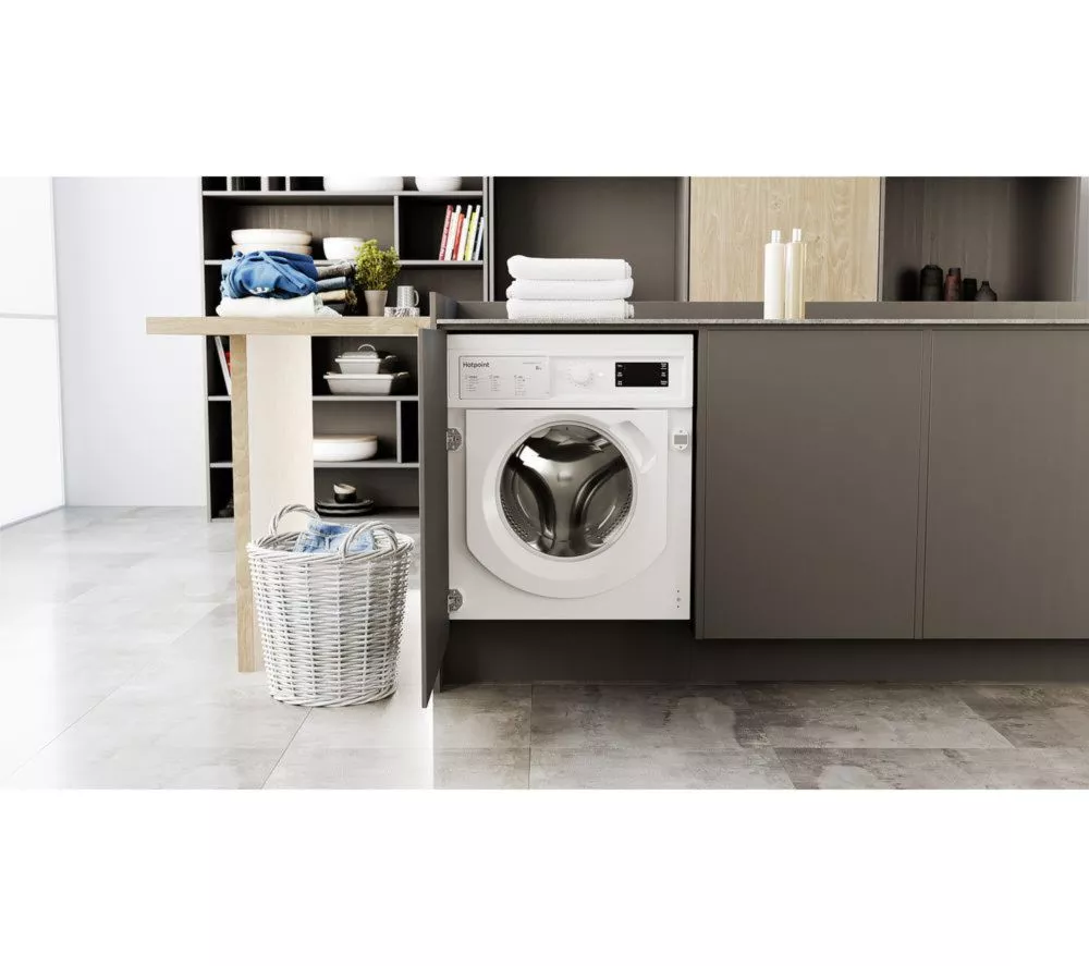 HOTPOINT BIWMHG81485UK Integrated 8 kg 1400 Spin Washing Machine
