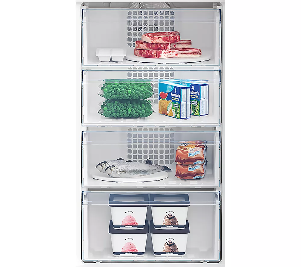 BEKO CFG4582DS 50 50 Fridge Freezer - Silver
