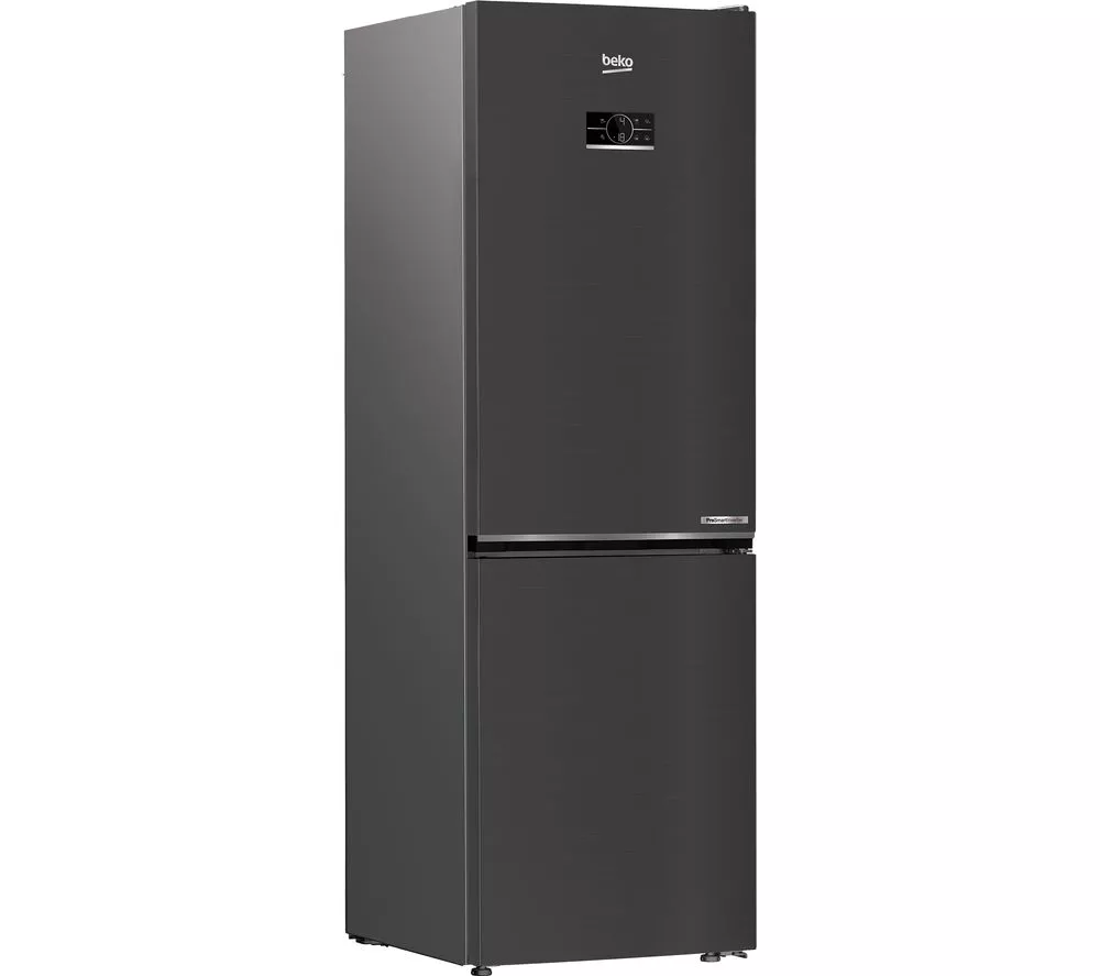 BEKO HarvestFresh CNG6686VPZ 60 40 Fridge Freezer - Black Steel