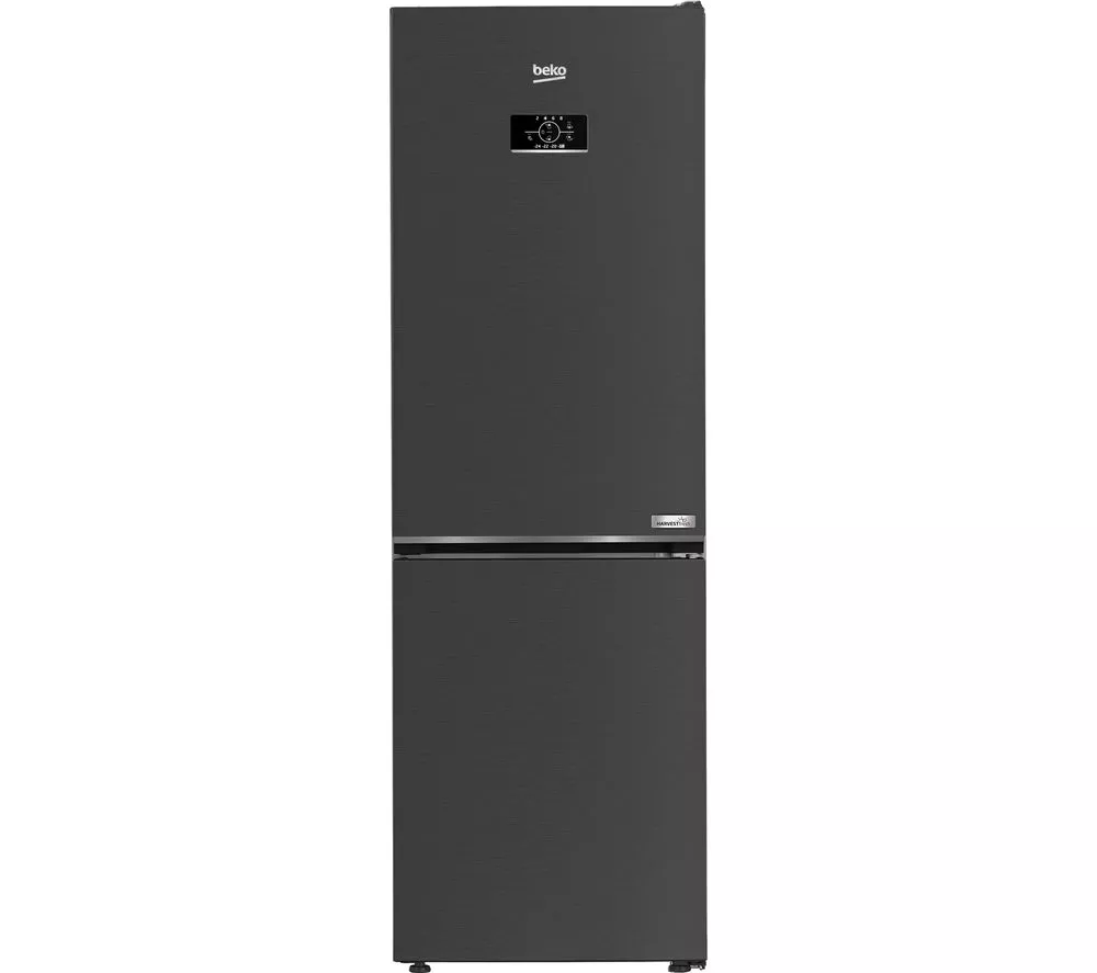 BEKO HarvestFresh CNG6686VPZ 60 40 Fridge Freezer - Black Steel