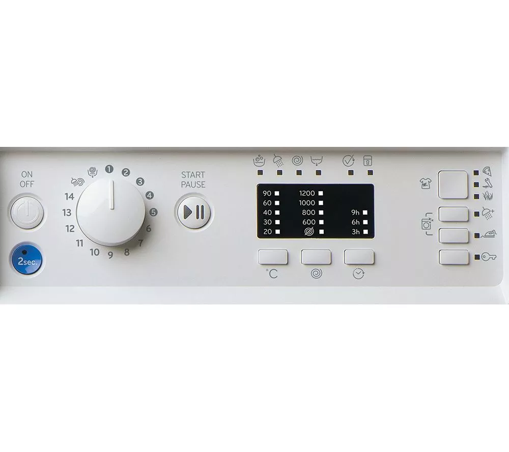 INDESIT BI WMIL 91485 UK Integrated 9 kg 1400 Spin Washing Machine