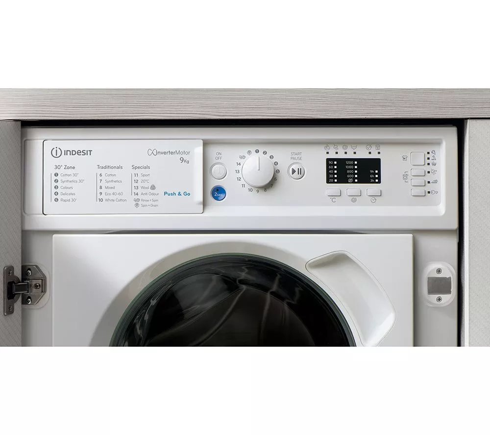 INDESIT BI WMIL 91485 UK Integrated 9 kg 1400 Spin Washing Machine