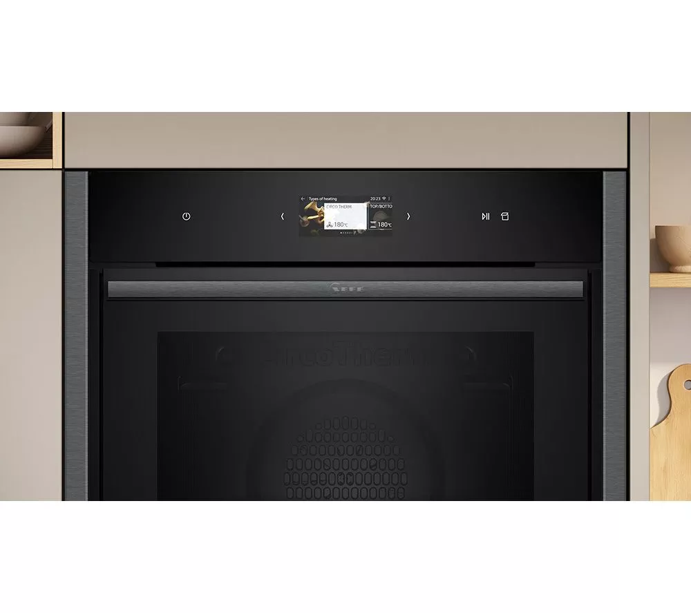 NEFF N 90 B64VS71G0B Electric Pyrolytic Smart Oven - Graphite