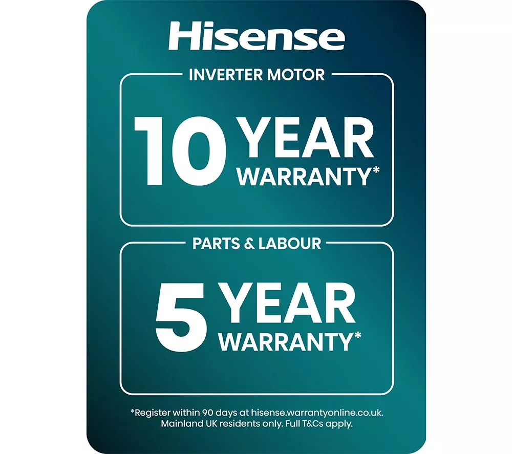 HISENSE 5S Series Auto Dosing WF5S1045BW WiFi-enabled 10 kg 1400 Spin Washing Machine - White