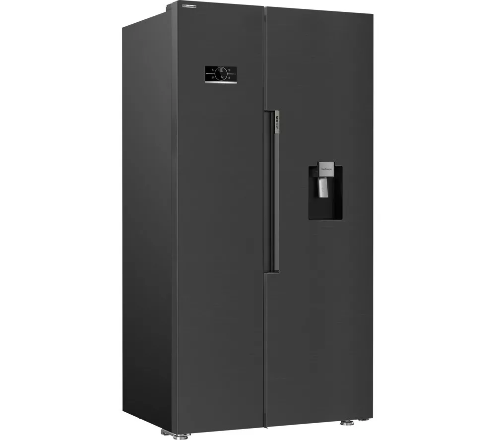 BEKO ASD2442VPZ American Style Fridge Freezer - Black