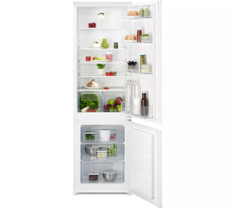 AEG ColdSense OSC5S181ES Integrated 70 30 Fridge Freezer - Sliding Hinge