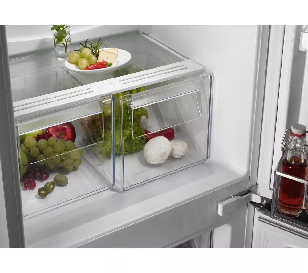 AEG ColdSense OSC5S181ES Integrated 70 30 Fridge Freezer - Sliding Hinge