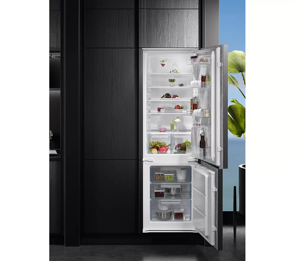 AEG ColdSense OSC5S181ES Integrated 70 30 Fridge Freezer - Sliding Hinge