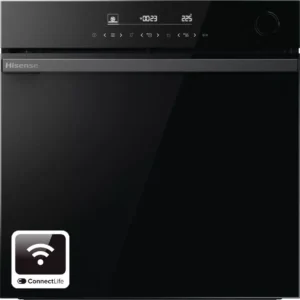 HISENSE Hi6 BlackLine BSA66346PDBGUK Electric Pyrolytic Steam Smart Oven - Black