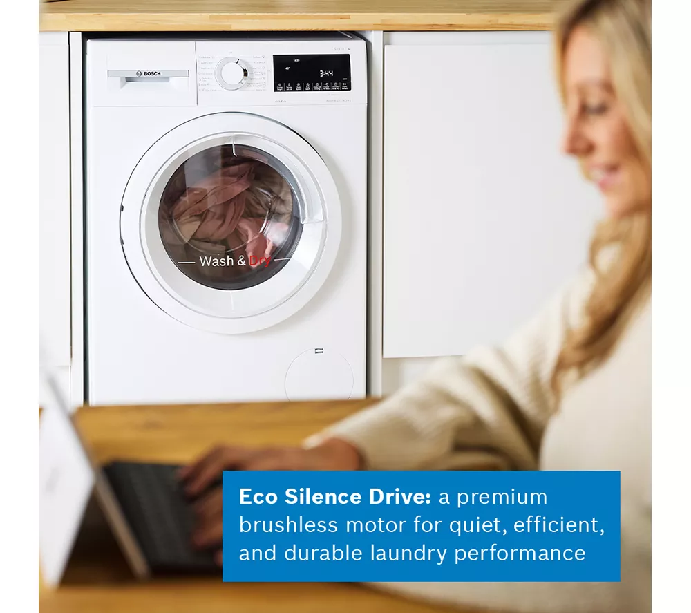 BOSCH Series 4 WNA144V9GB 9 kg Washer Dryer - White