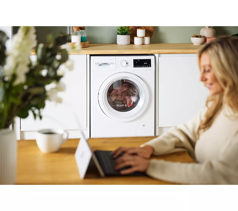BOSCH Series 4 WNA144V9GB 9 kg Washer Dryer - White