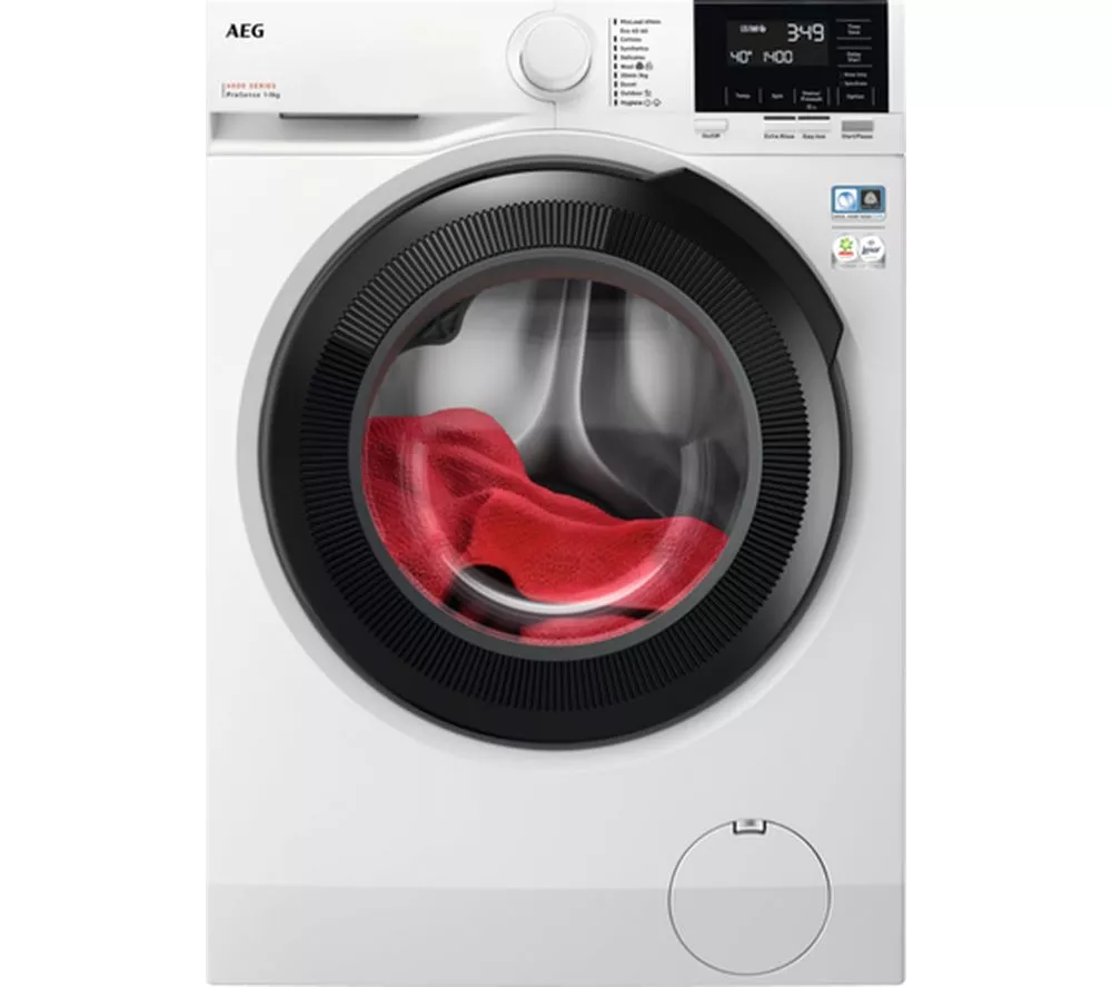AEG 6000 ProSense LFR61944B 9 kg 1400 Spin Washing Machine - White